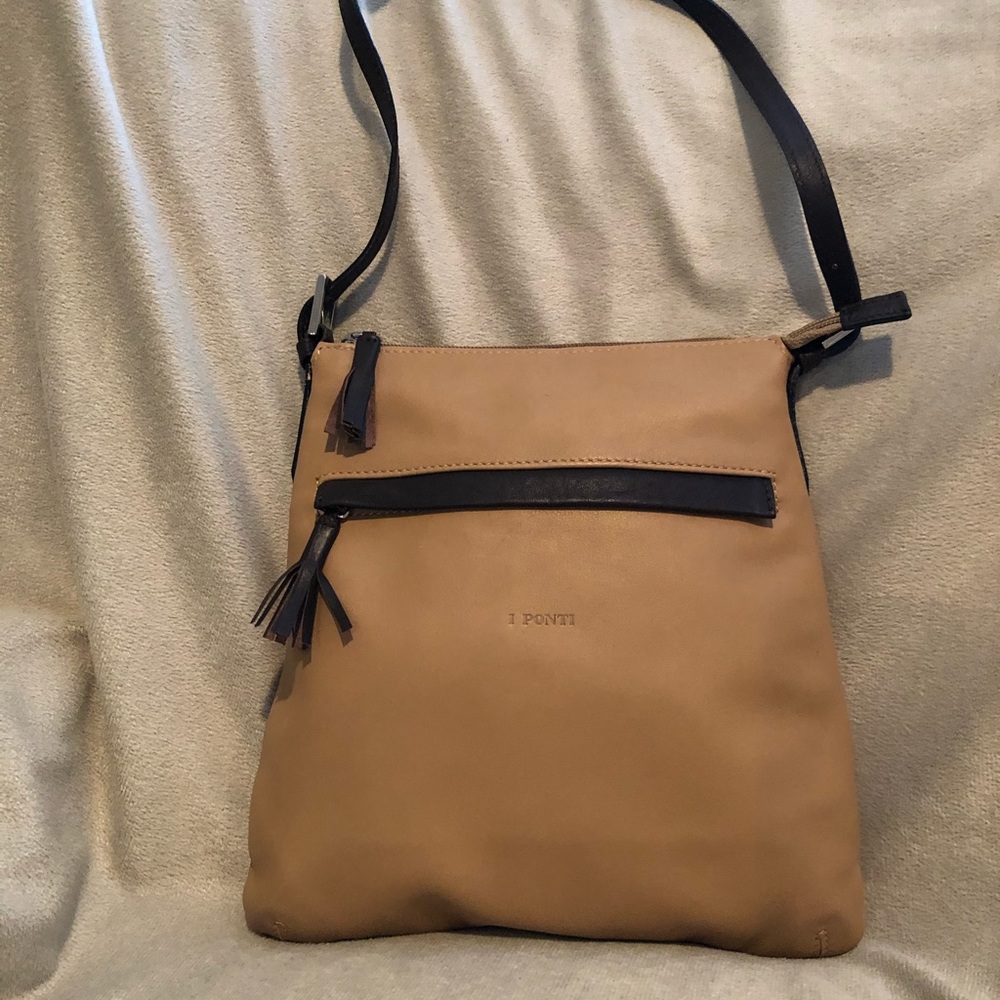 I Ponte leather shoulder bag made in Italy